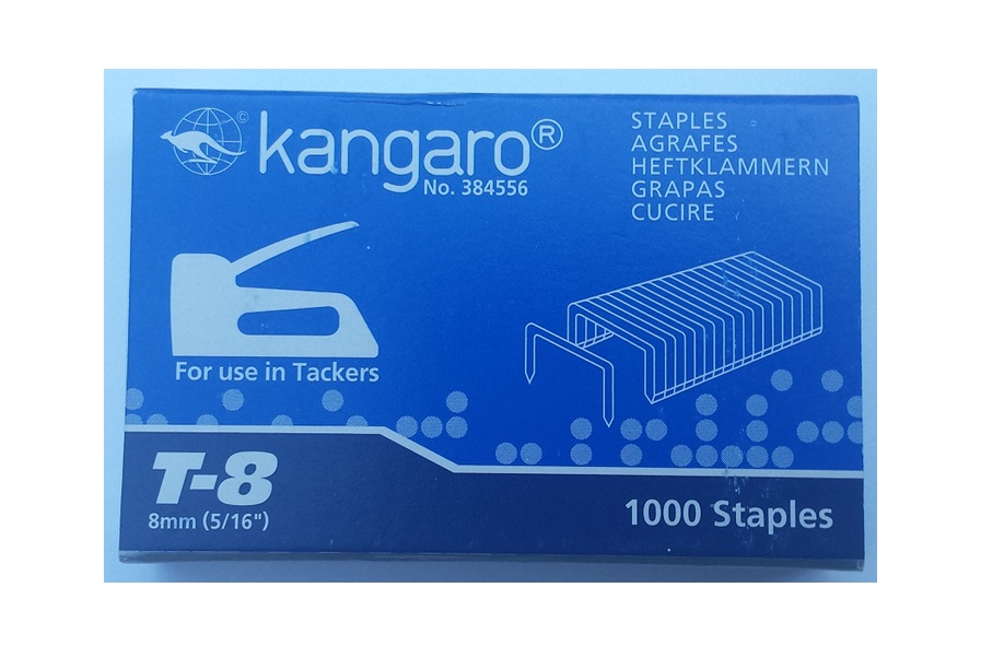 Capse tip tacker, 1000 buc/cut, nr.6, Kangaro, compatibile tacker TP8