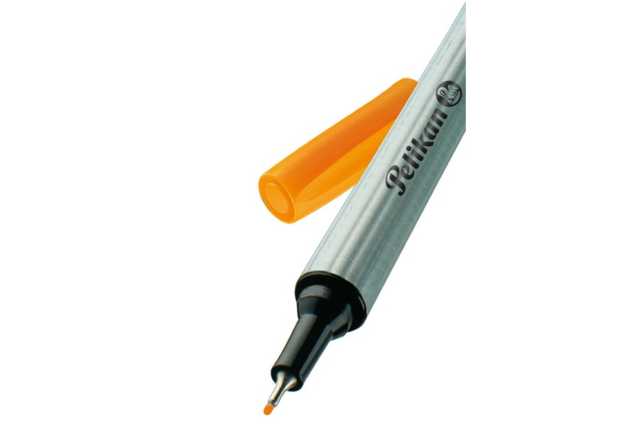 Liner Pelikan , Fineliner 96 , portocaliu , 0.4 mm