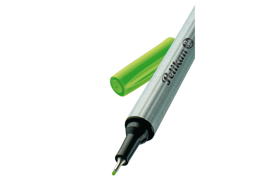 Liner Pelikan , Fineliner 96 , verde deschis , 0.4 mm
