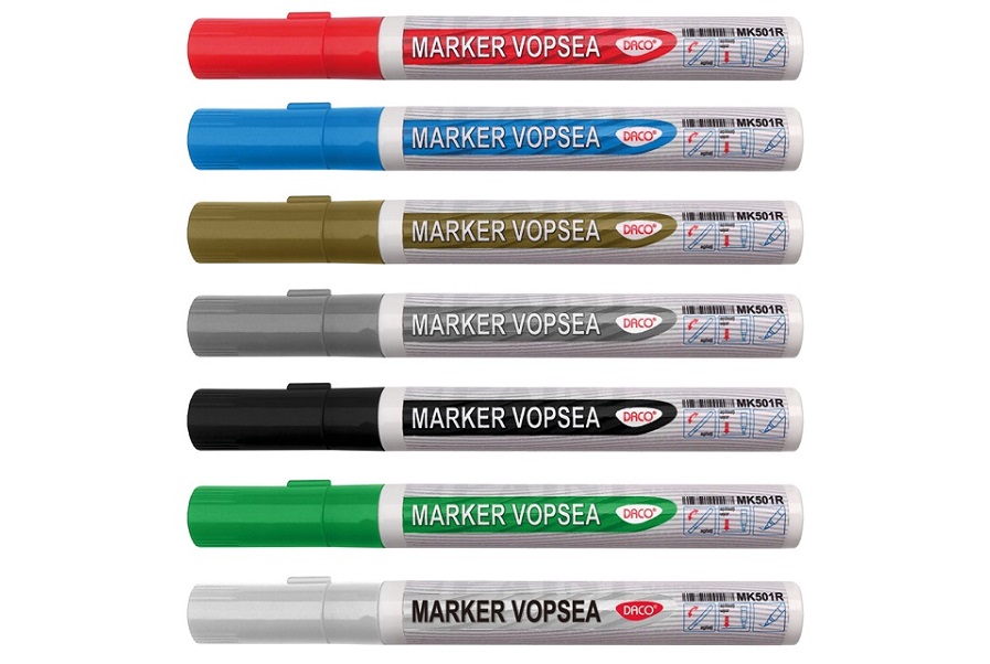 Marker vopsea, Daco, verde