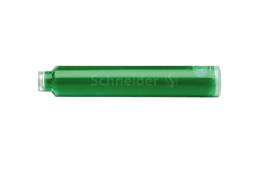 Patron cerneala , Schneider , scurt, verde, 6 buc / cutie