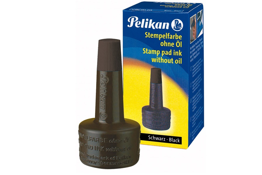 Tus stampila Pelikan, 28 ml, negru