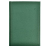 Agenda A5 nedatata, coperta verde inchis, Arhi Design