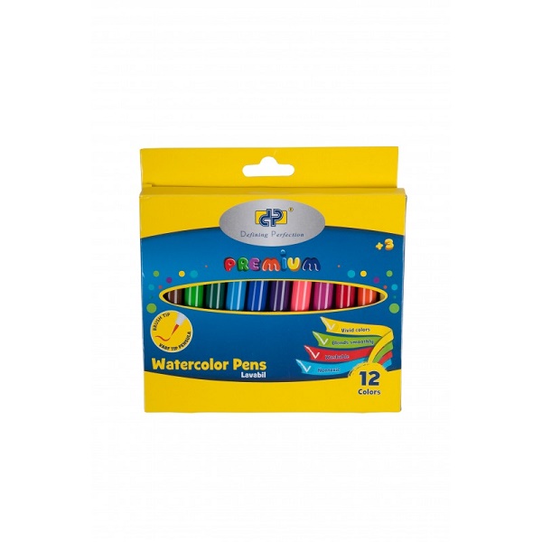 Carioca varf pensula 12 culori lavabile DPC-16-3208