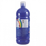 Tempera Milan, sticla plastic 1 litru, albastru marin 03850