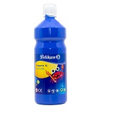 Tempera 1l albastru ultramarin, sticla plastic Pelikan 947410