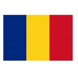 Drapel Romania 90x60 cm, poliester 160gr/mp