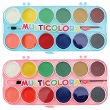 Acuarele 12 culori pastila 30 mm Multicolora Daco AR123