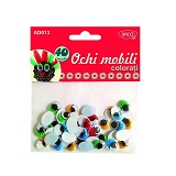 Set creativ craft ochi mobili colorati Daco AD013