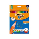 Creioane colorate Bic Kids Evolution 18 culori/set 937513