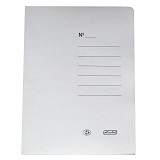 Dosar din carton alb cu sina tare HerlitzÂ 9045444-1-s