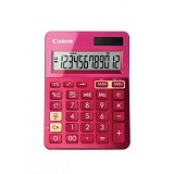 Calculator birou 12 digiti roz Canon LS-123K PK