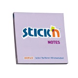 Notes adeziv 76x76 mm lila pastel, 100 file, Hopax Stick n
