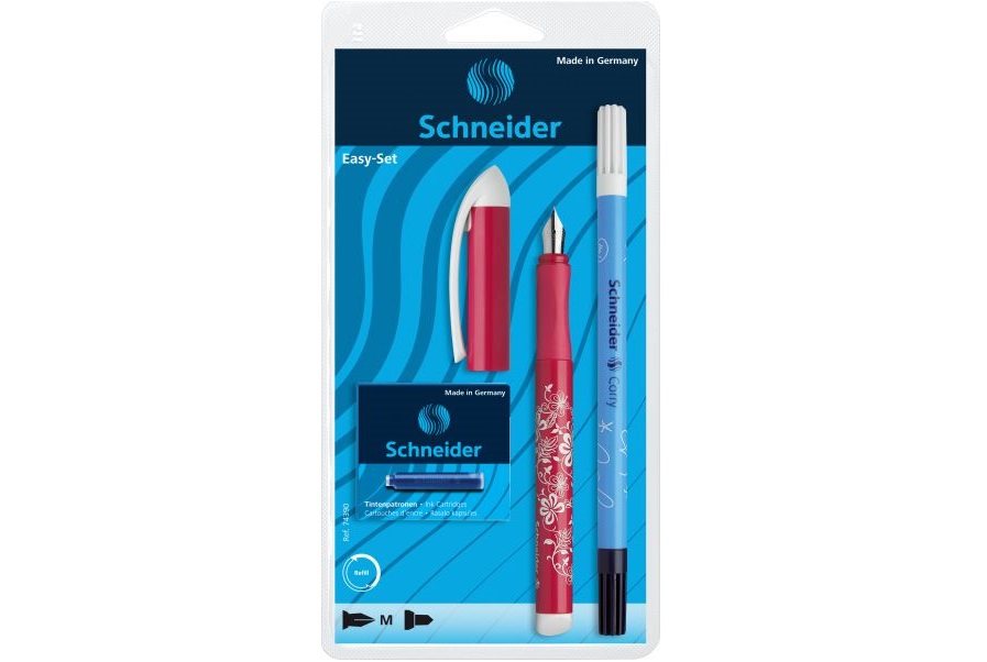 Set Schneider Easy Pen , Stilou+ Pic + 6 rezerve cerneala, blister