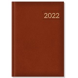 Agenda datata 2022 A5 ArtiLux coperta Maro-roscat EJ221114