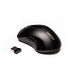 Mouse wireless Spacer, 1000dpi, black USB SPMO-W12