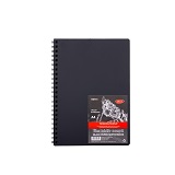Bloc desen A4 cu spira hartie neagra 140gr, 30 file Daco BD414