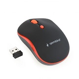 Mouse wireless Gembird black/red MUSW-4B-03-R