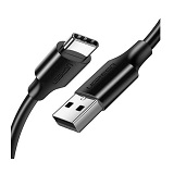 Cablu date Ugreen, fast charging, USB la USB Type-C, 3A, 2m negru US287