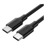 Cablu date Ugreen, fast charging, USB Type-C la USB Type-C, 3A, 2m negru US286