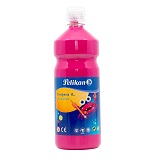 Tempera 1l roz deschis, sticla plastic Pelikan 947414