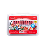 Creioane colorate cerate 12 buc/set CC7012 DACO