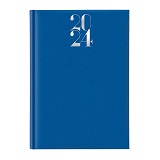 Agenda datata 2024, A5 ArtiLux, hartie ivory, coperta albastru royal EJ241118