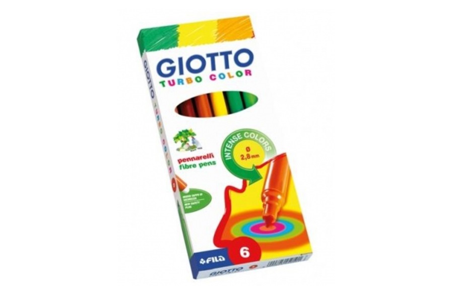 Carioca standard,  6 culori, Turbo Giotto