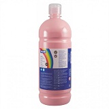 Tempera Milan, sticla plastic 1 litru, roz deschis