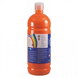Tempera Milan, sticla plastic 1 litru, portocaliu